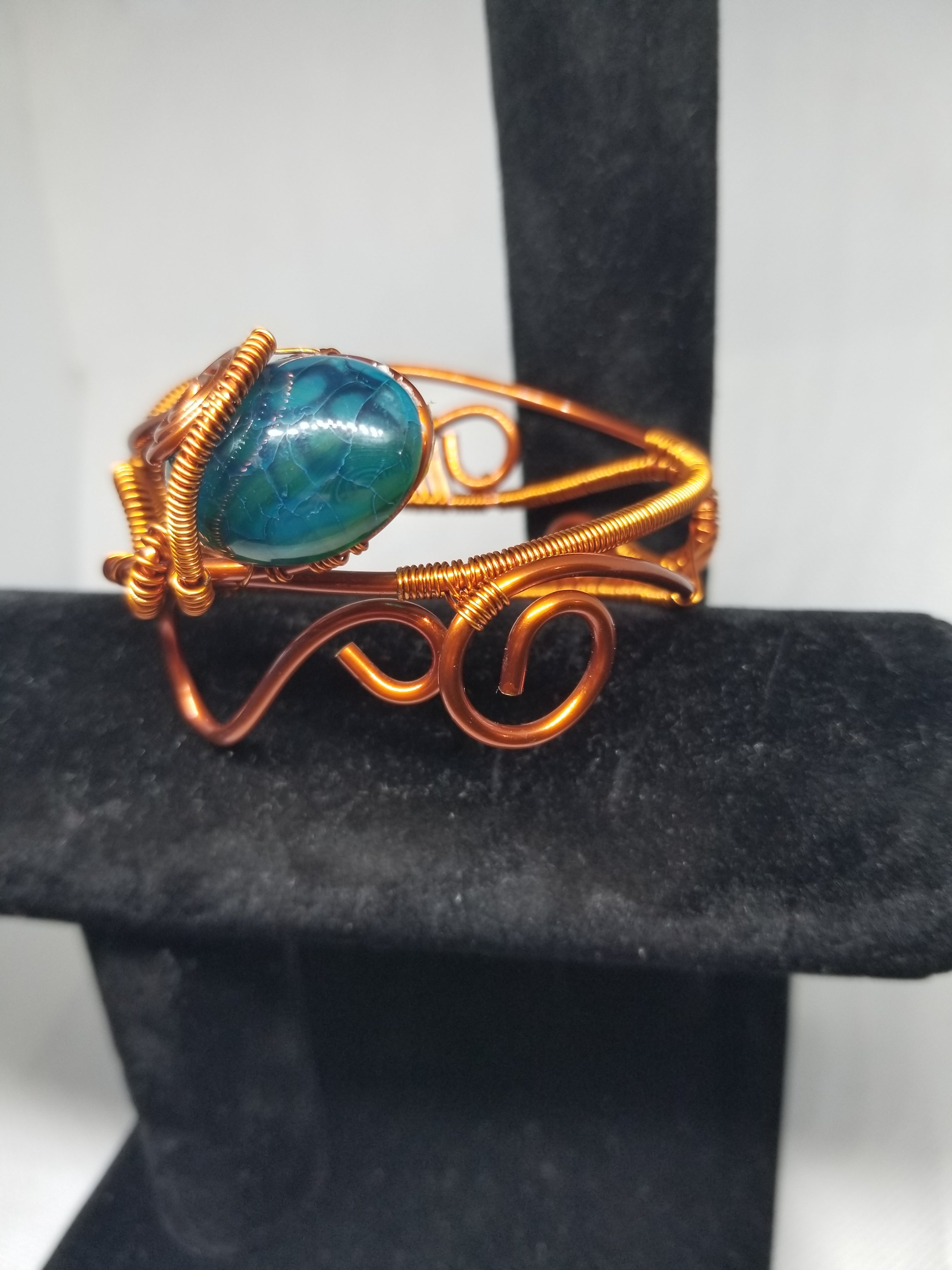 Turquoise Blue Stone Wrap