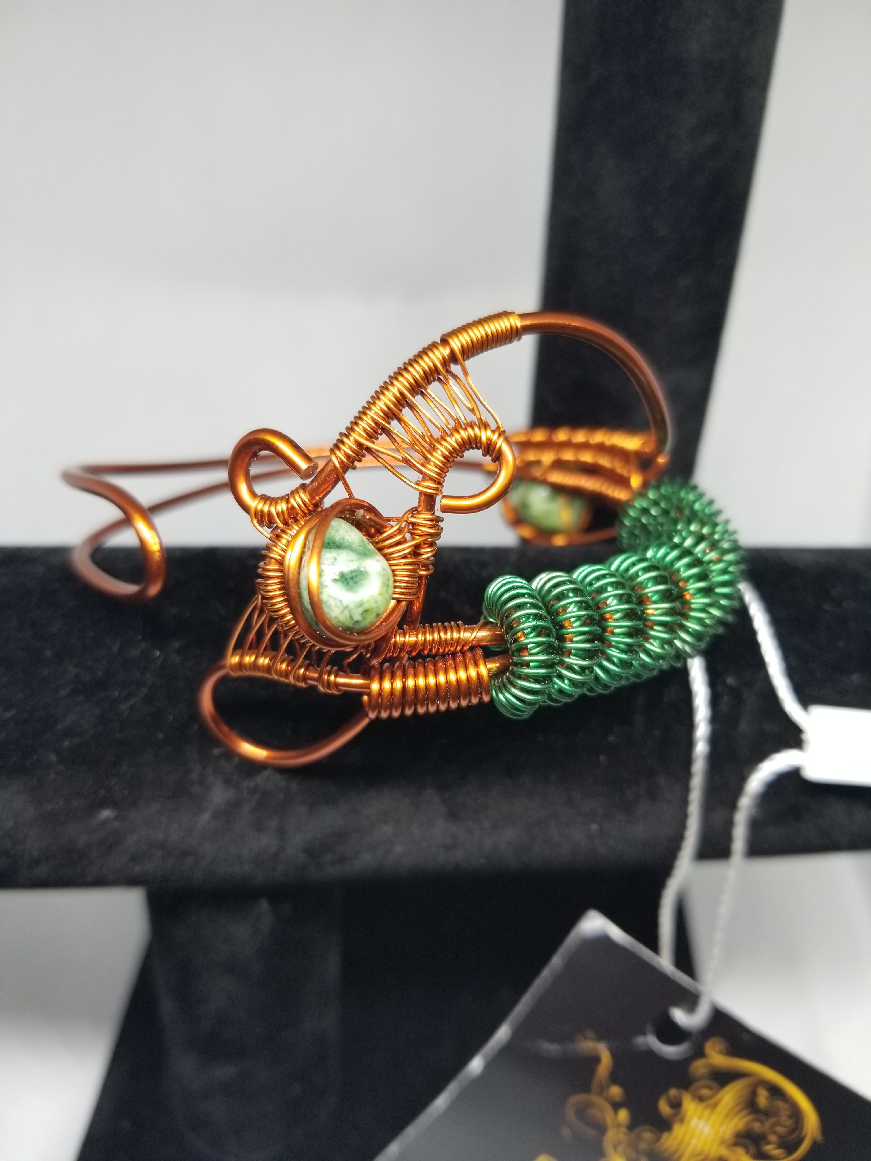 Green Spring Copper Bracelet